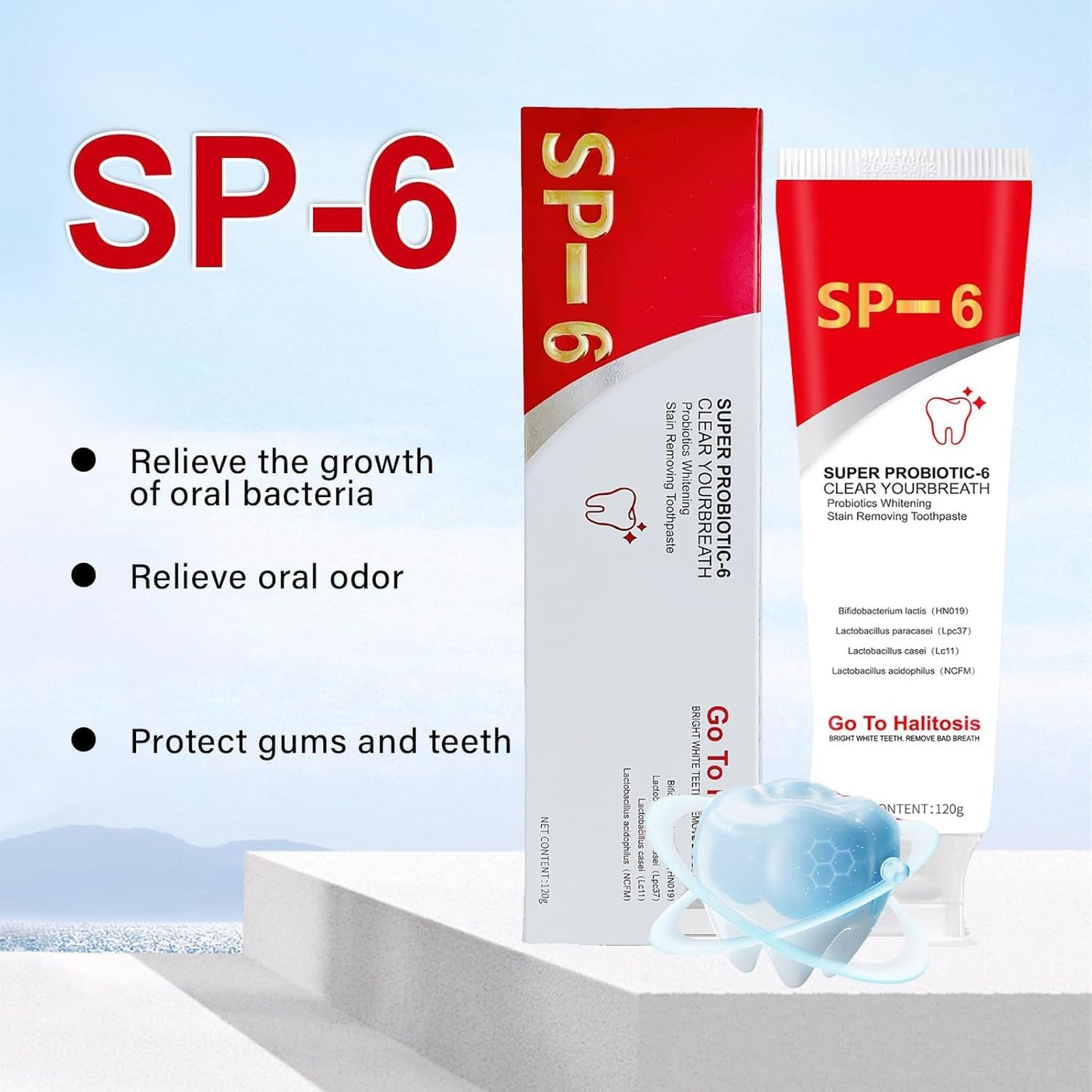 SP-6 Ultra Whitening Toothpaste (Original) - FREE Shipping