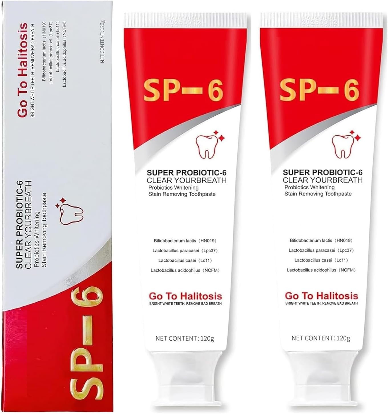 SP-6 Ultra Whitening Toothpaste (Original) - FREE Shipping