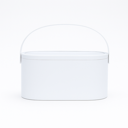 Portable LED Light Storage Box Beauty And Makeup Mirror